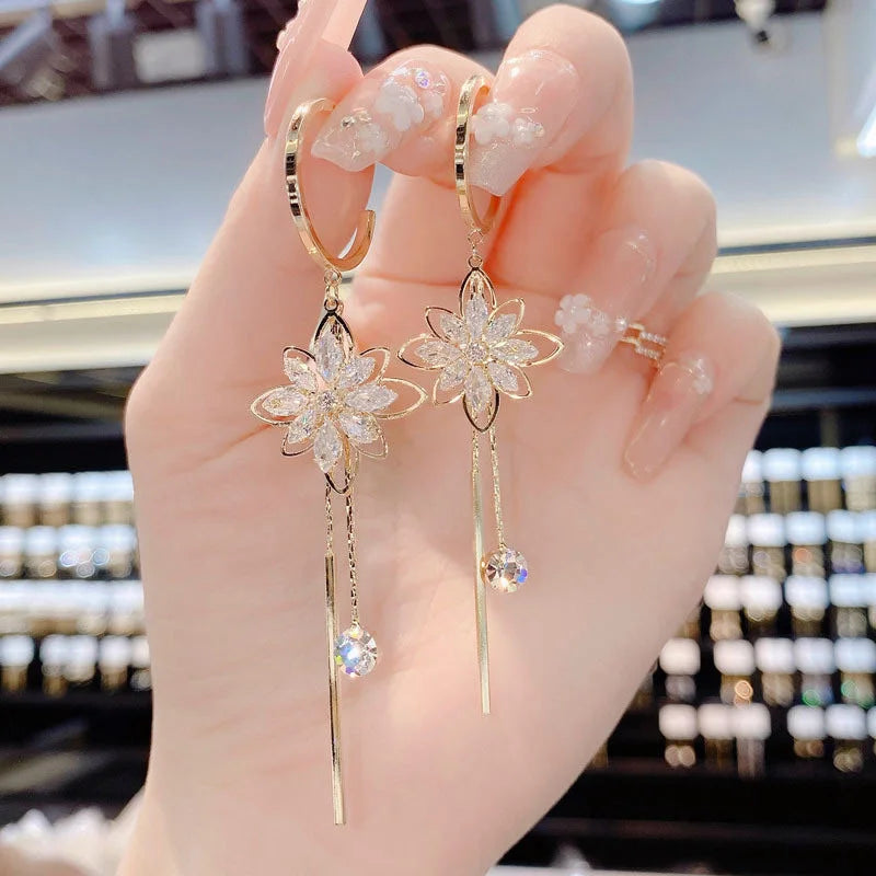 Boucles d’oreilles Blanche