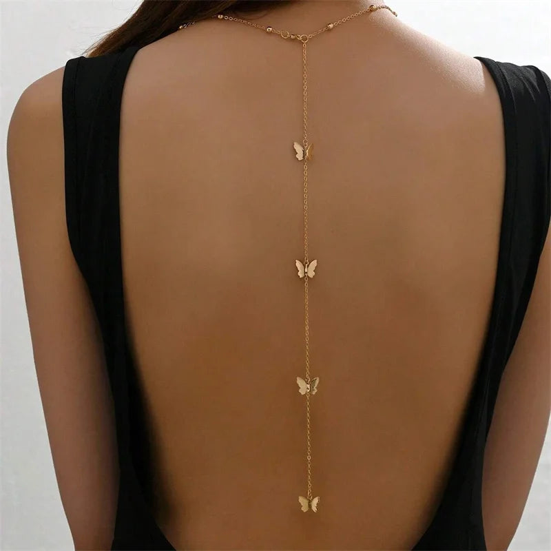 Back necklace - Collier de dos Garance